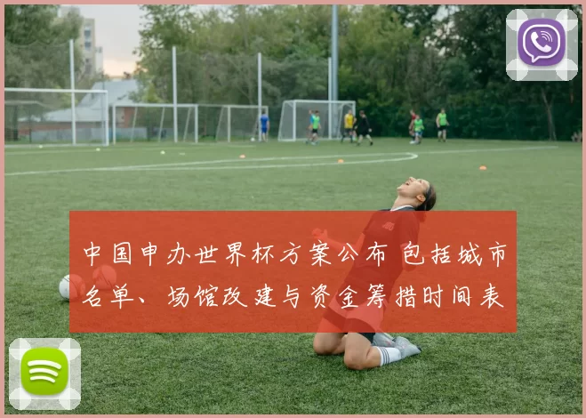 中国申办世界杯方案公布 包括城市名单、场馆改建与资金筹措时间表